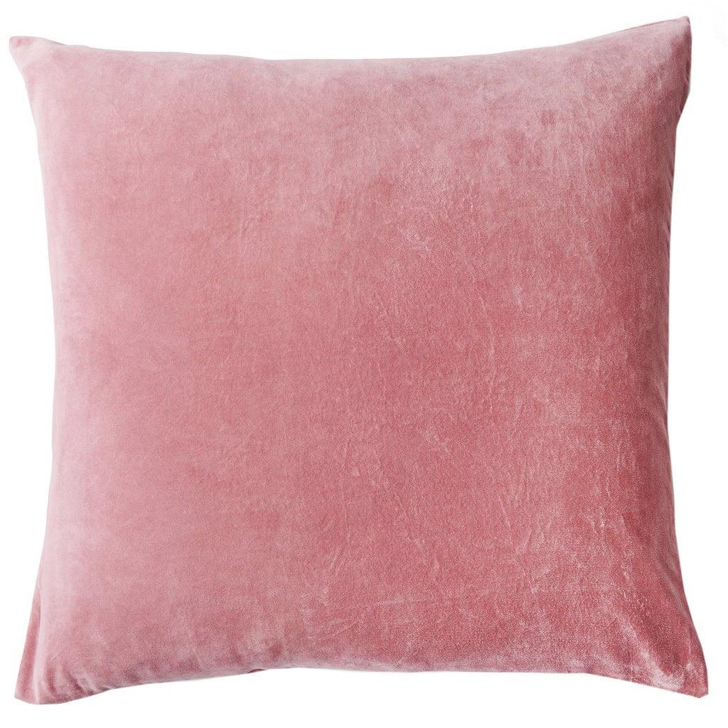 Kip&Co Dusty Rose Velvet European Pillowcases 2P Set